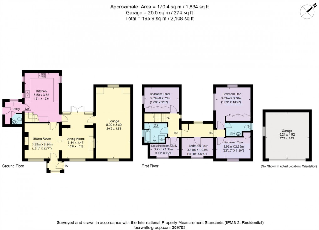 Floorplan for Lilleshall, Newport
