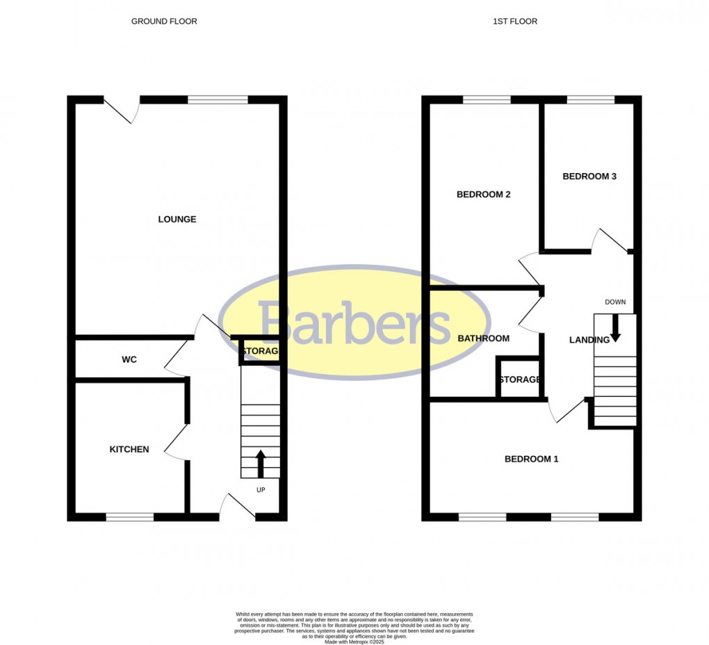 Floorplan for Barn Croft, Malpas