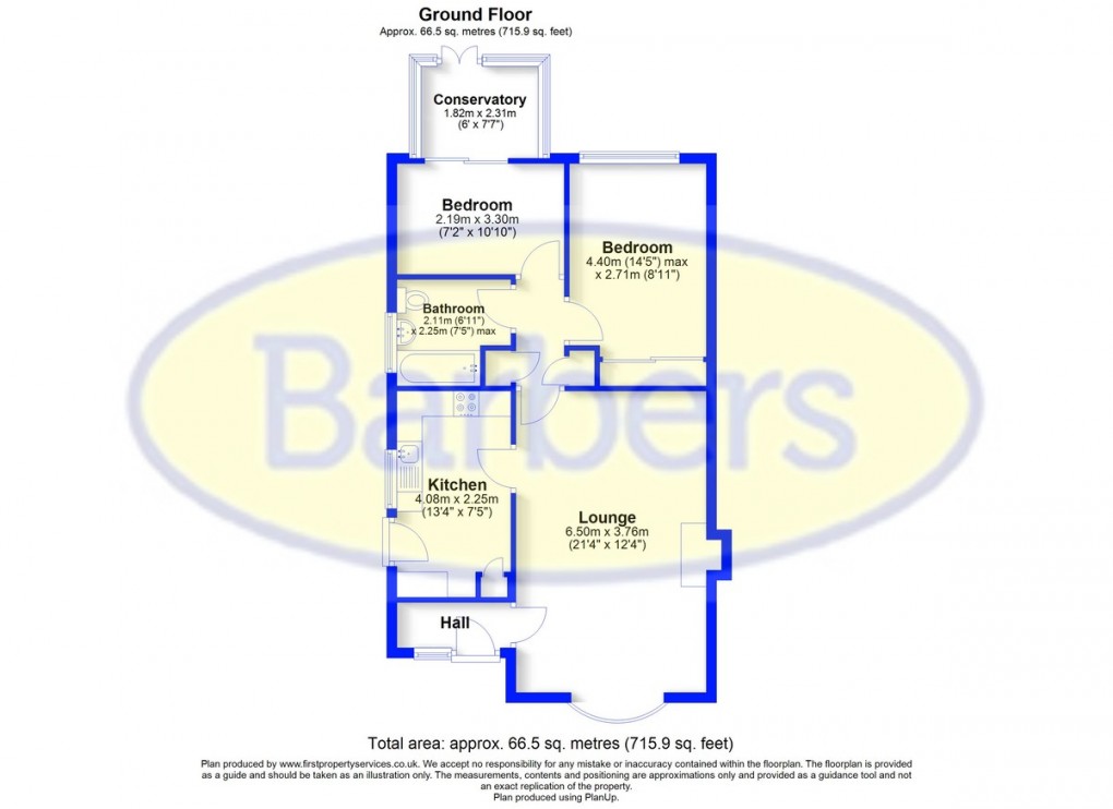Floorplan for Hospital Lane, Market Drayton