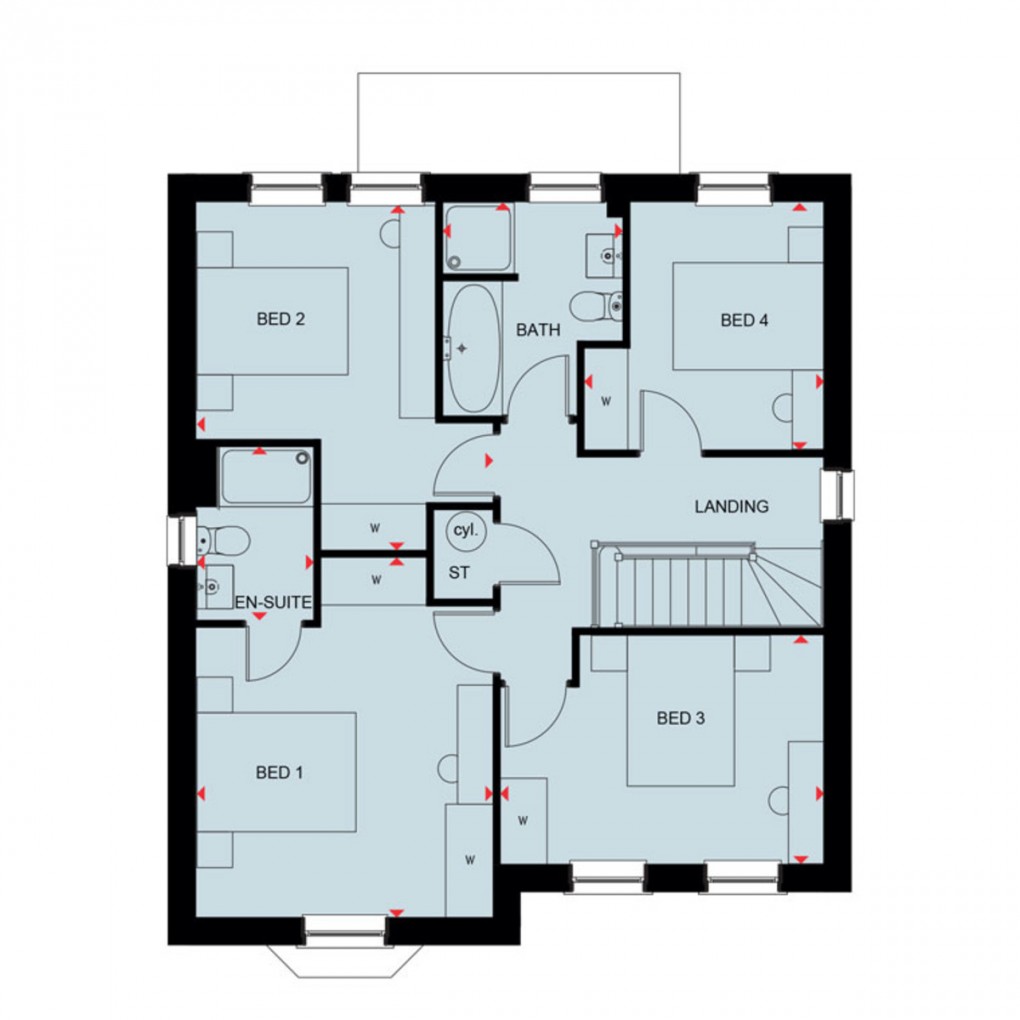 Floorplan for Clockmakers, Tilstock Road, Whitchurch