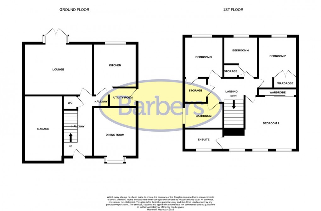 Floorplan for Beech Avenue, Whitchurch