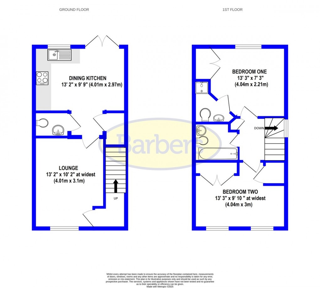 Floorplan for 5 Charles Penson Mews, Priorslee