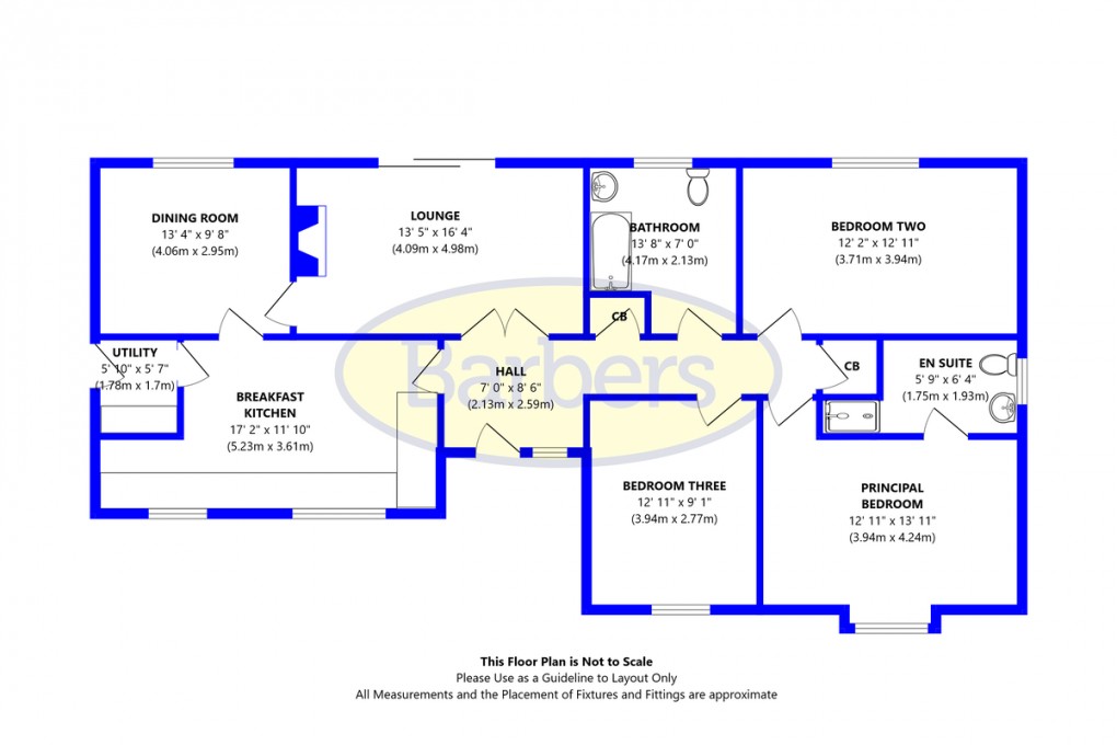 Floorplan for Ellam Piece, Cheswardine