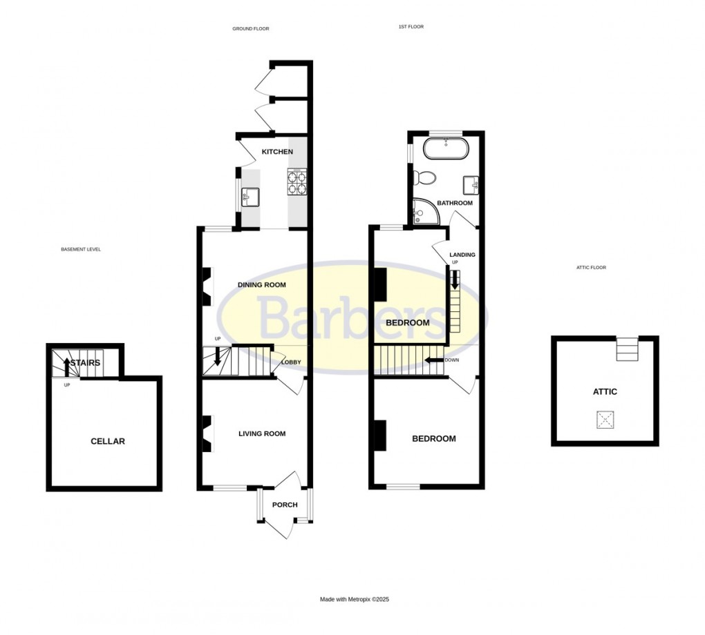 Floorplan for New Church Road, Wellington, Telford, TF1 1JX