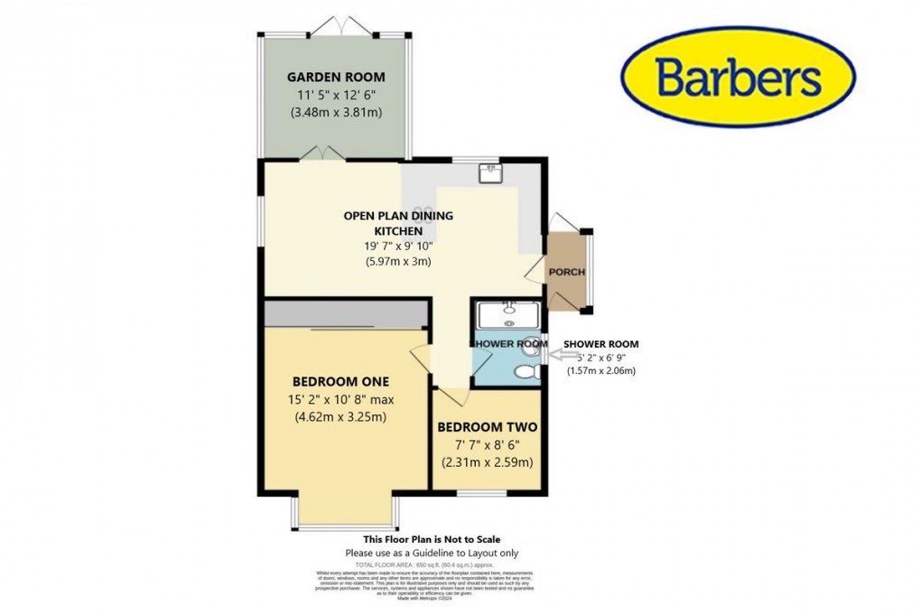 Floorplan for Goosefield Close, Market Drayton