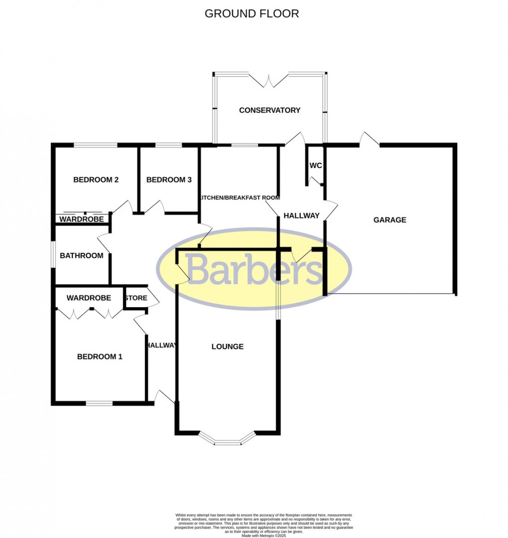 Floorplan for Alport Road, Whitchurch, Shropshire