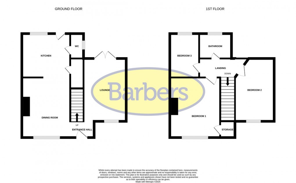 Floorplan for Shrubbery Gardens, Wem