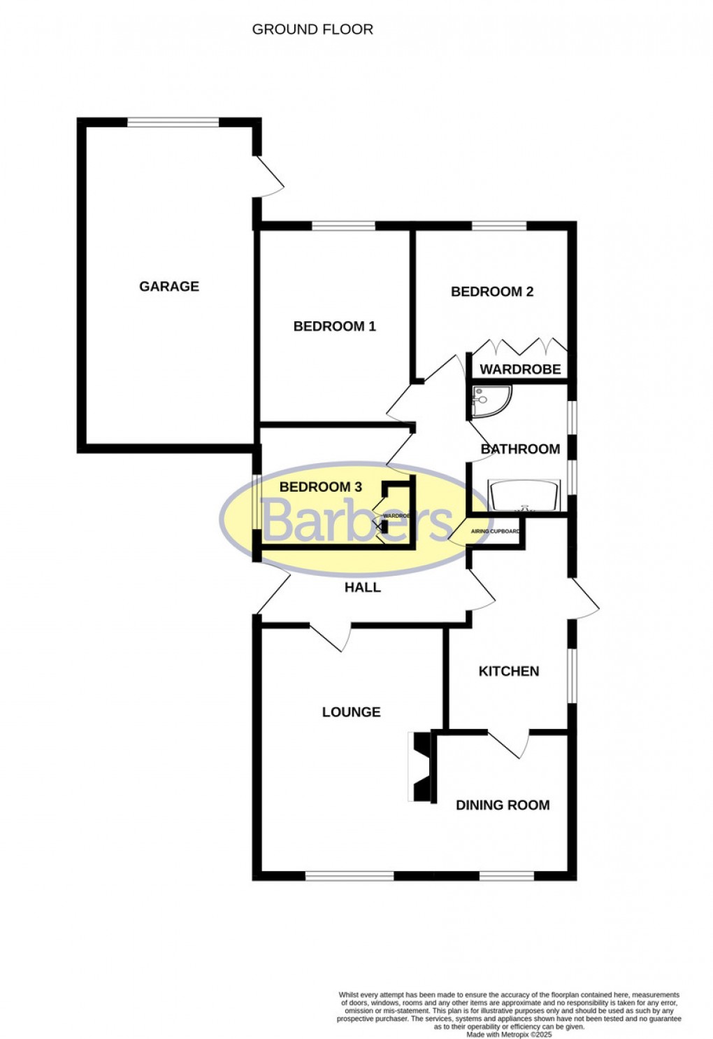 Floorplan for Lighteach Road, Prees