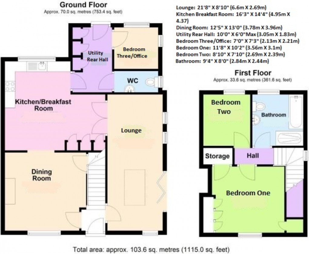 Floorplan for Tibberton, Newport
