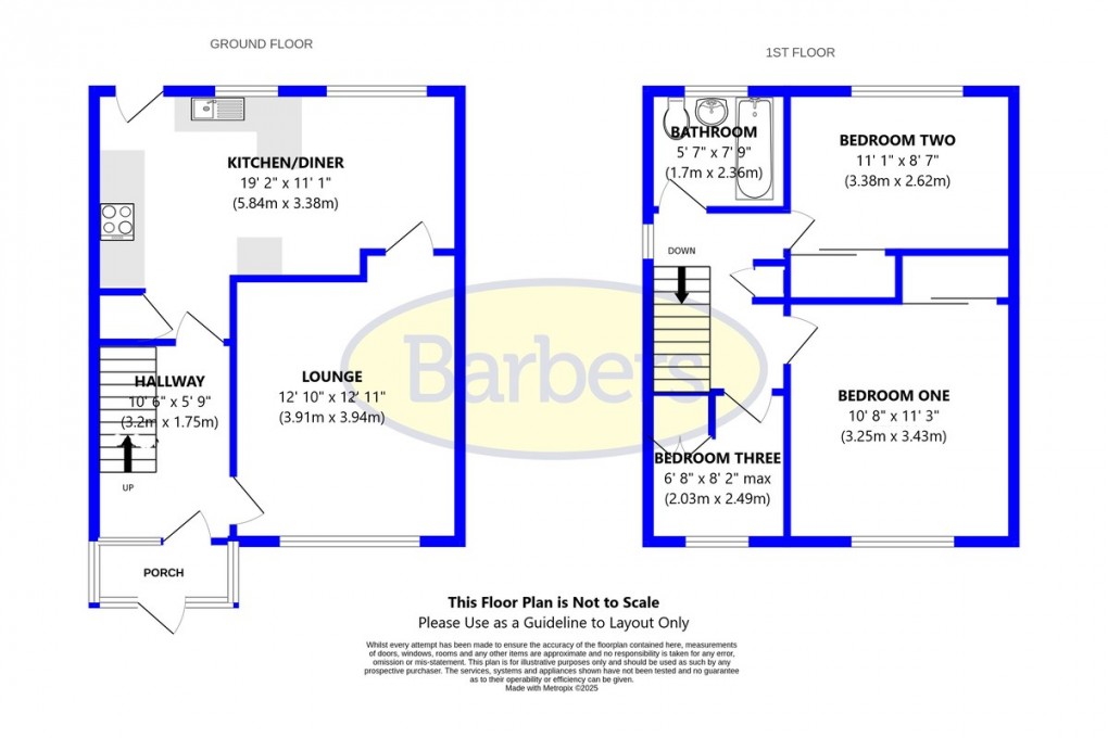 Floorplan for Farcroft Drive, Market Drayton