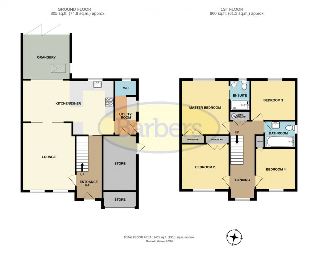 Floorplan for Wellington, Telford