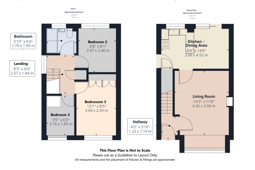 Floorplan for Country Meadows, Market Drayton