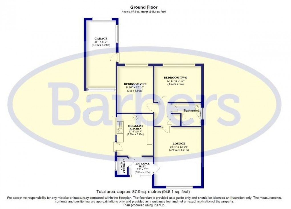 Floorplan for Campbell Road, Market Drayton