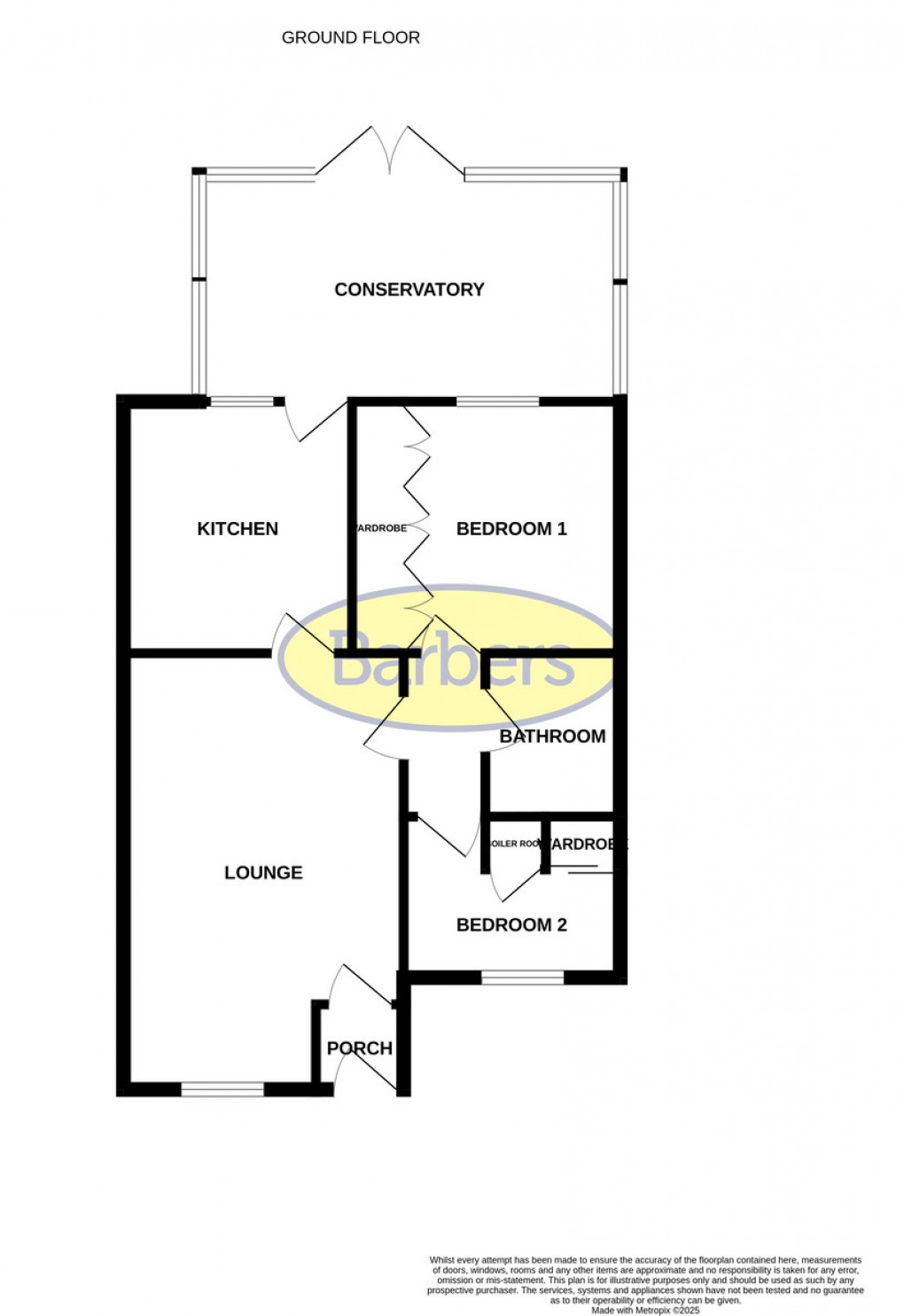 Floorplan for Beech Avenue, Whitchurch
