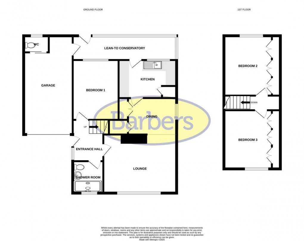Floorplan for Lacon Street, Prees