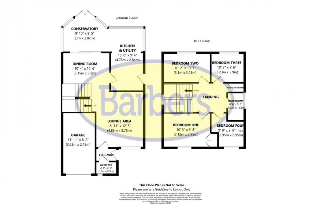Floorplan for Country Meadows, Market Drayton