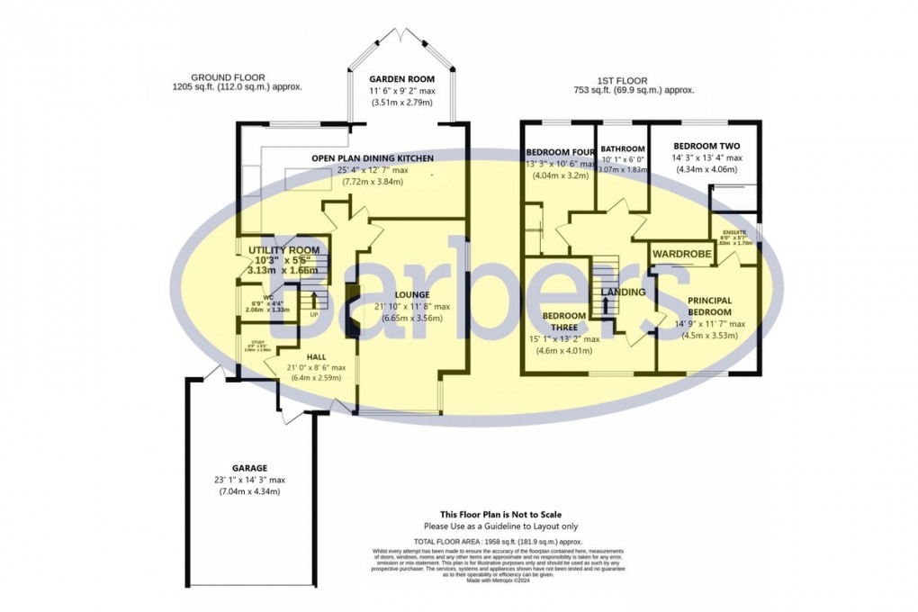 Floorplan for Doctors Bank, Ashley