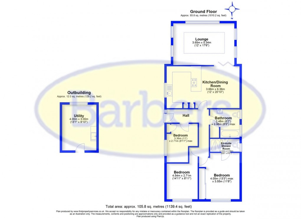 Floorplan for Betton Road, Market Drayton