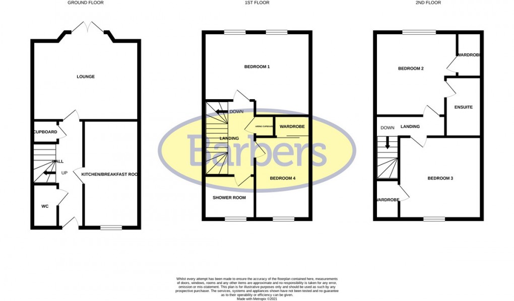 Floorplan for Mount Crescent, Whitchurch