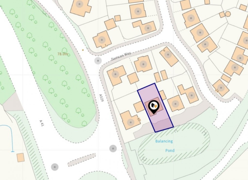Floorplan for Damson Way, Hinstock