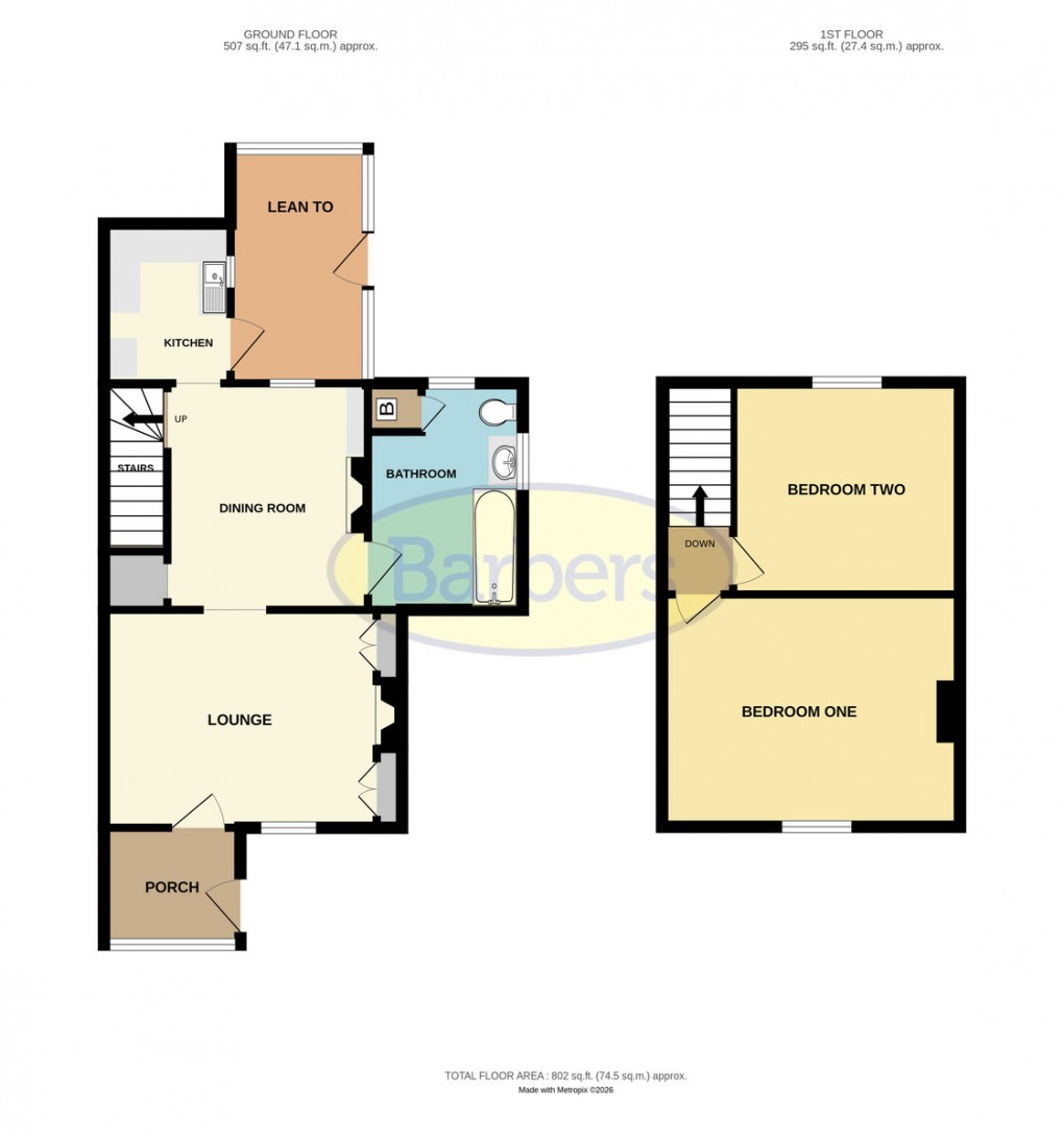 Floorplan for Furnace Lane, Trench, Telford, TF2 7JE