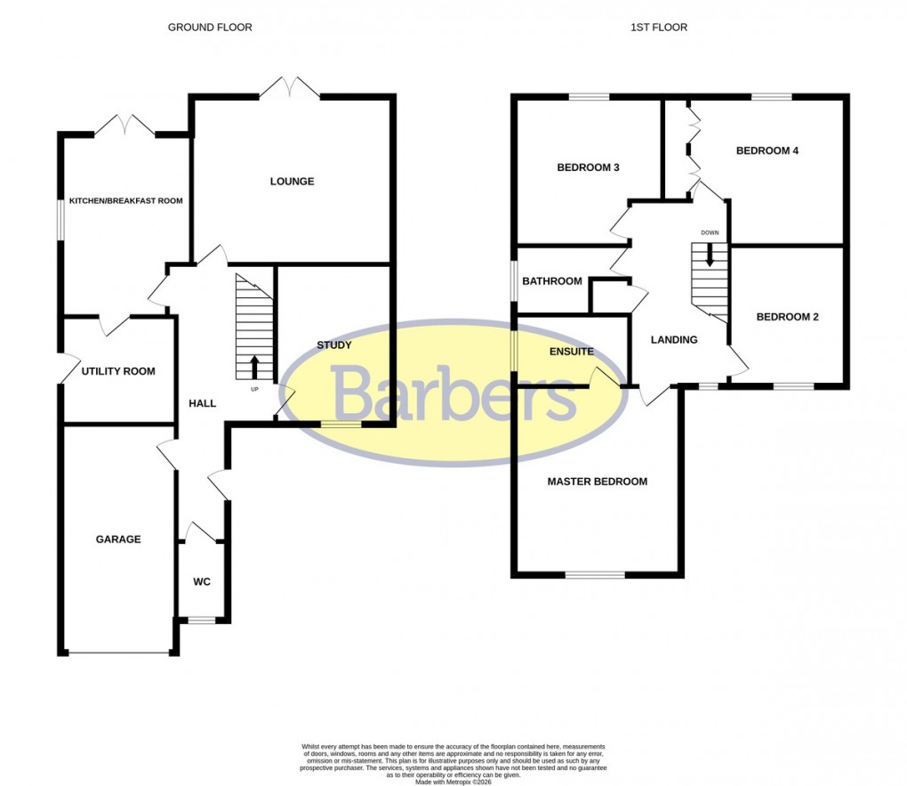 Floorplan for Alkington Road, Whitchurch