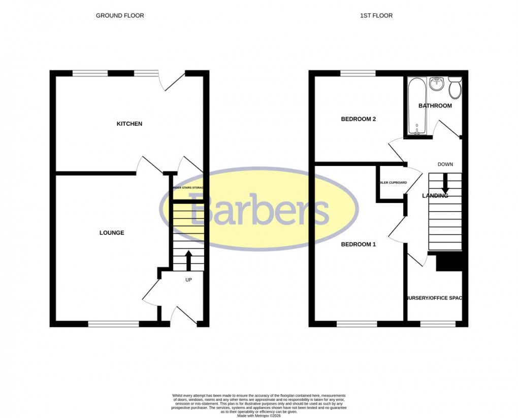 Floorplan for Stable Row, Bargates, Whitchurch