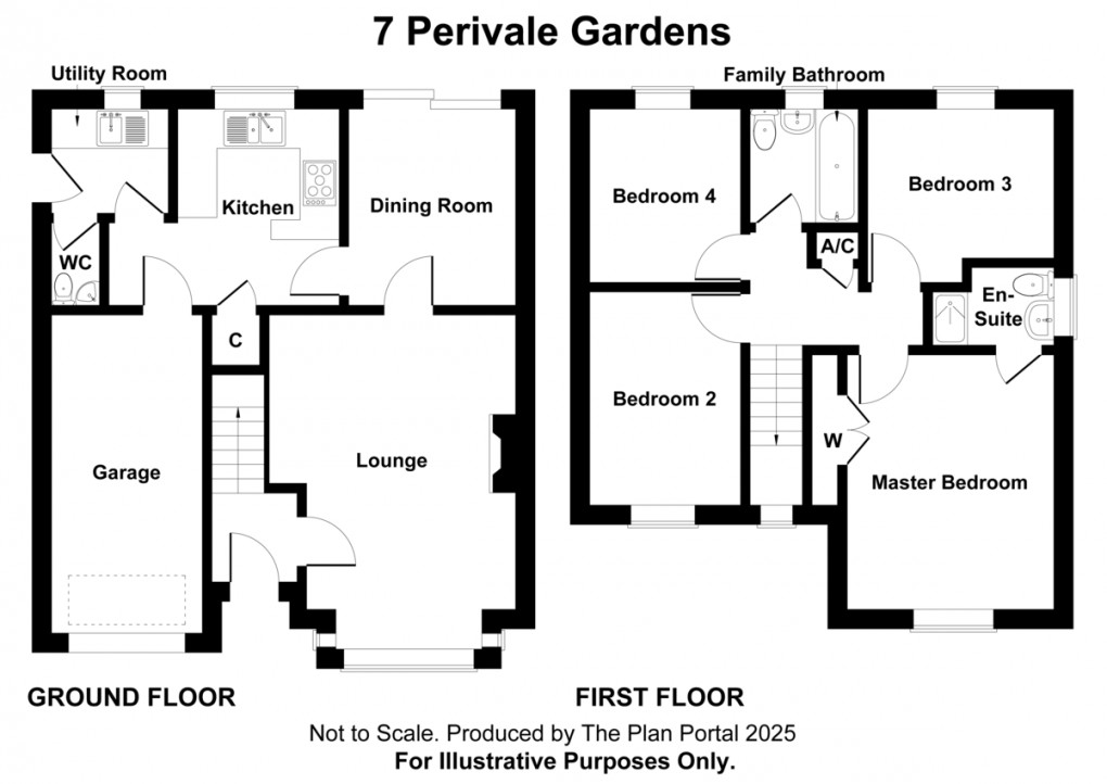 Floorplan for Perivale Gardens, Muxton