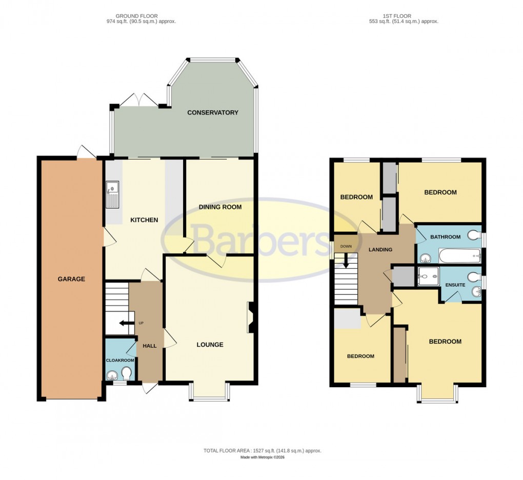 Floorplan for Greenfinch Close, Apley, Telford, TF1 6FY