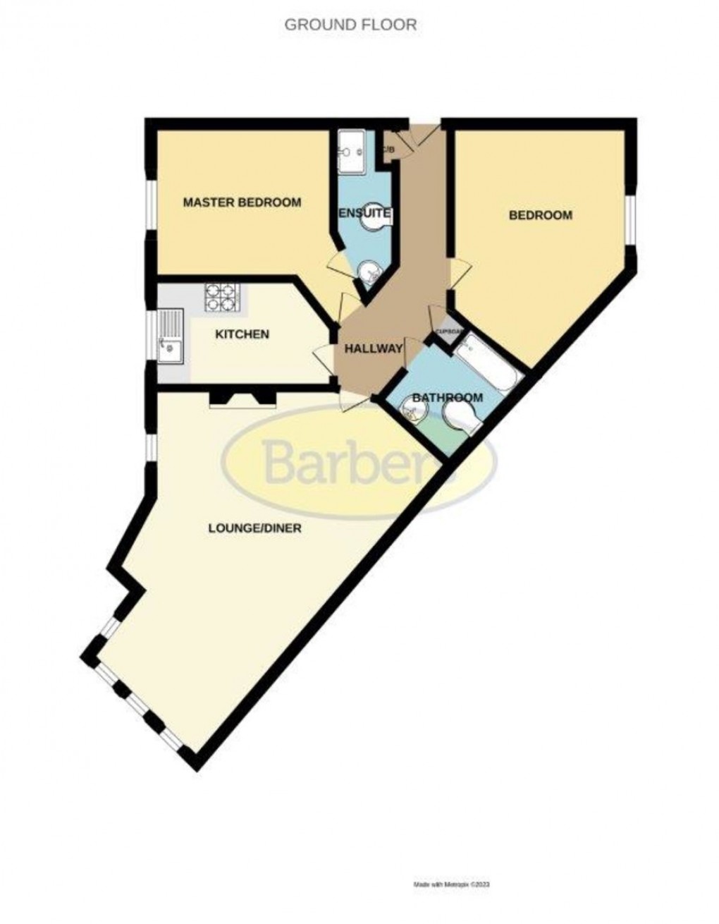 Floorplan for Highlander Drive, Donnington