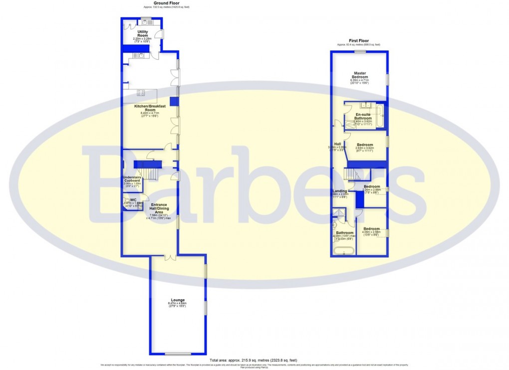 Floorplan for Church Farm Court, Adderley, Market Drayton