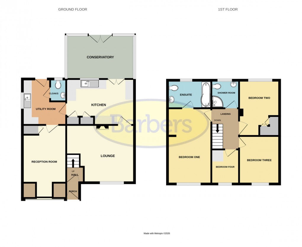 Floorplan for Viewlands Drive, Trench, Telford, TF2 7DJ