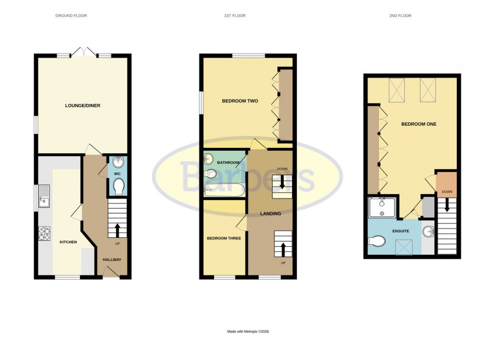 Floorplan for The Nettlefolds, Hadley, Telford, TF1 5PF