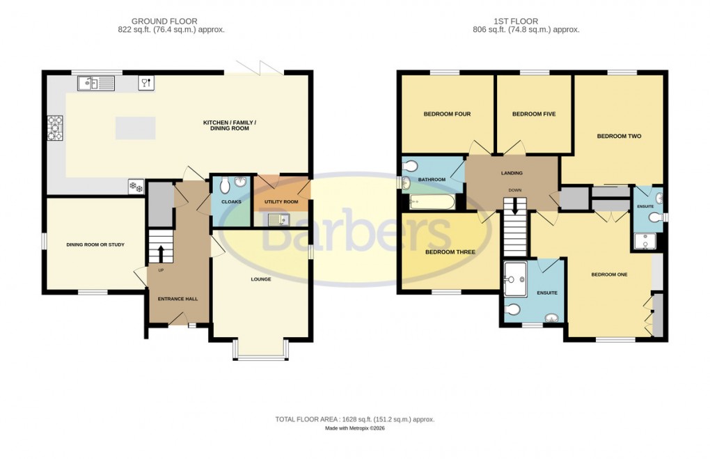 Floorplan for Marsh Meadow Way, Redhill, Telford, TF2 9WP