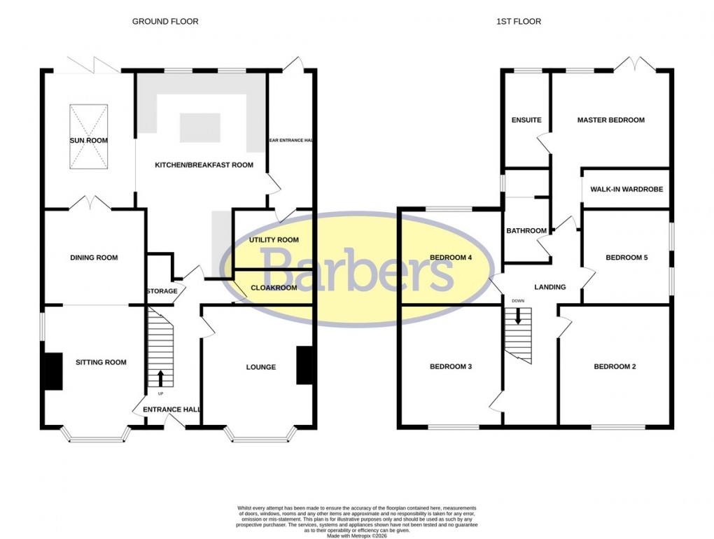Floorplan for Audlem, Crewe