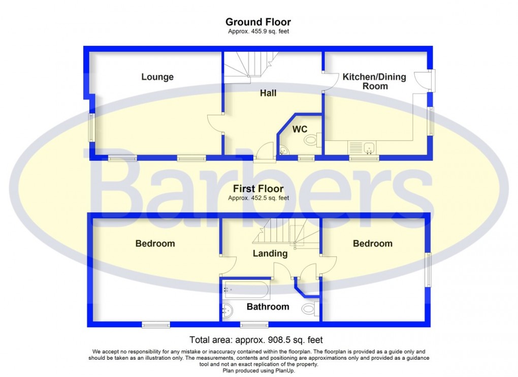 Floorplan for Stafford Street, Market Drayton
