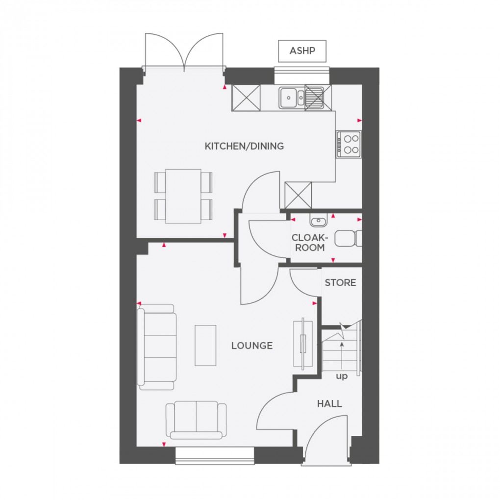 Floorplan for Buttercup View, Mile Bank, Whitchurch
