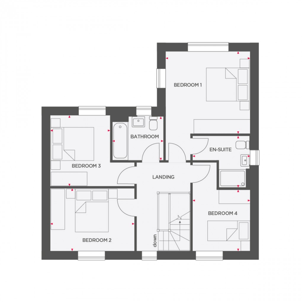 Floorplan for Buttercup View, Mile Bank, Whitchurch