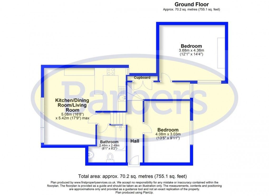 Floorplan for Shropshire Street, Market Drayton