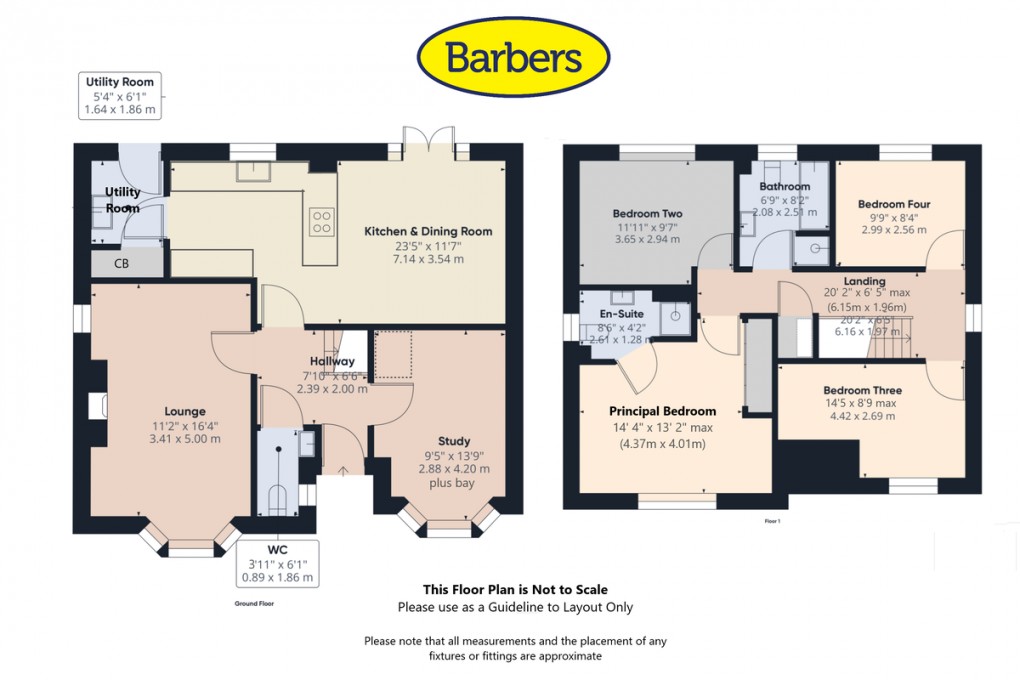 Floorplan for Briar Gardens, Loggerheads