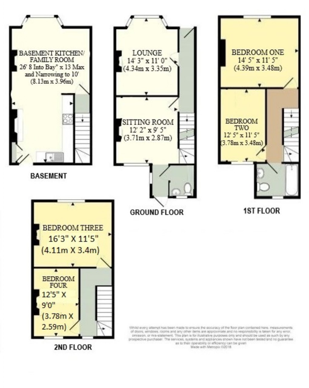 Floorplan for Avenue Road South, Newport