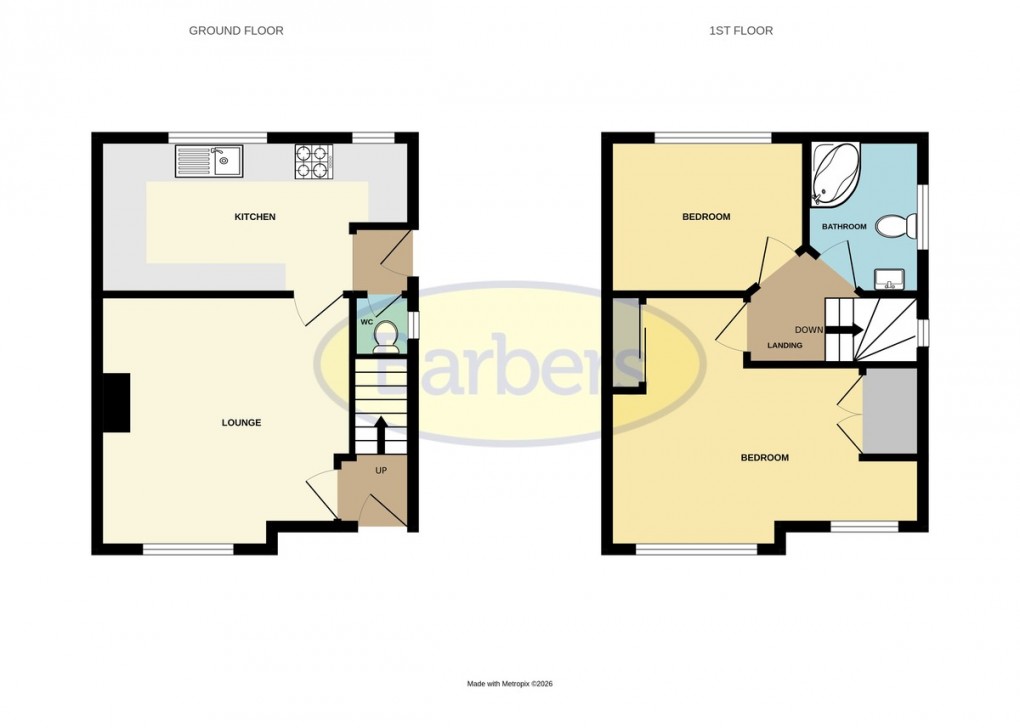 Floorplan for Avondale, Dawley Bank, Telford, TF4 2LW