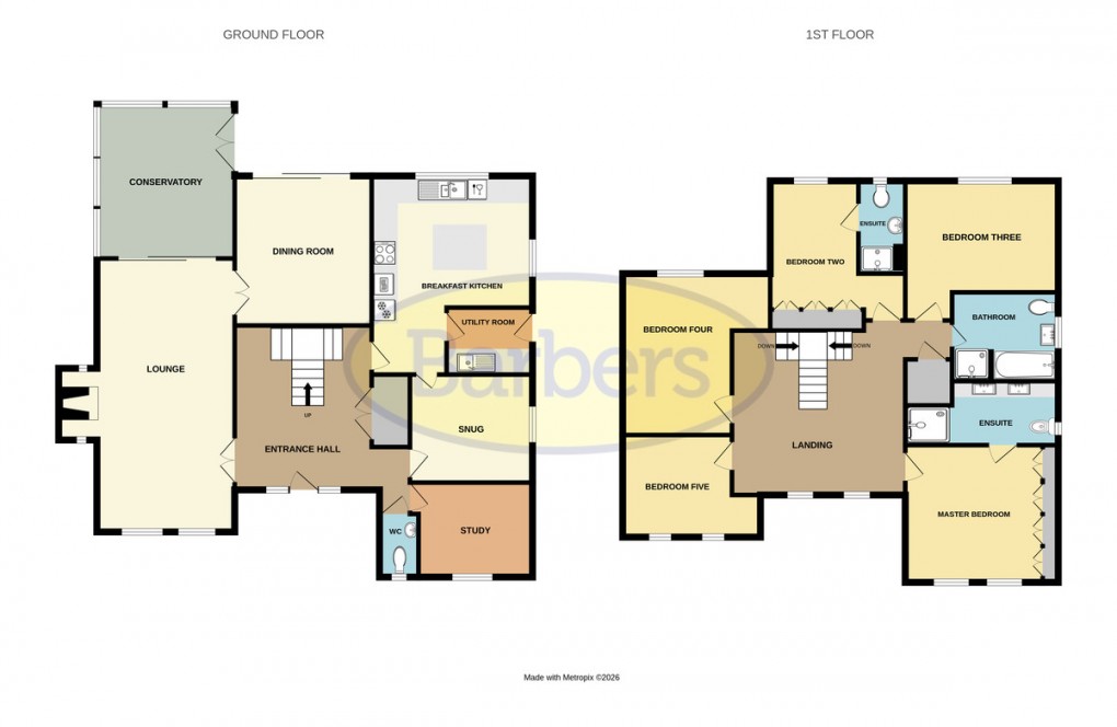 Floorplan for St. Peters Walk, Admaston, Telford, TF5 0EA.