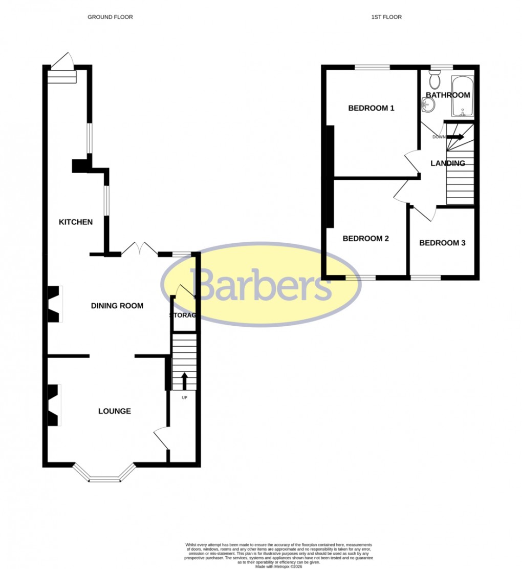 Floorplan for Wrexham Road, Whitchurch