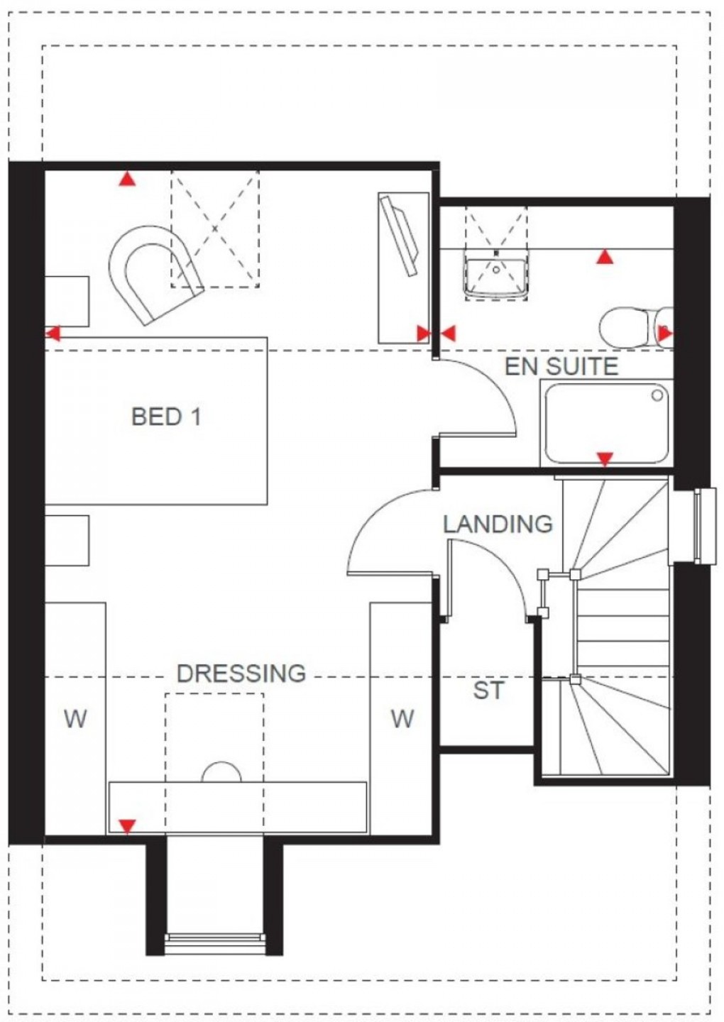 Floorplan for Clockmakers, Tilstock Road, Whitchurch