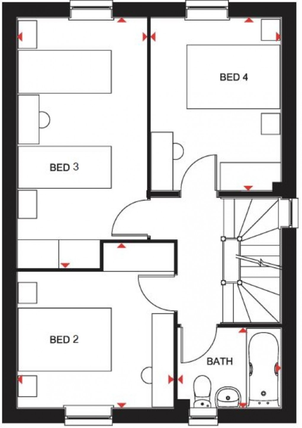 Floorplan for Clockmakers, Tilstock Road, Whitchurch