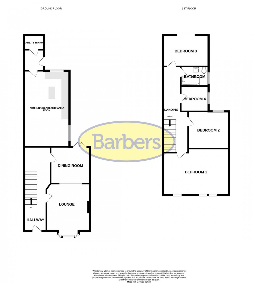 Floorplan for Station Road, Whitchurch