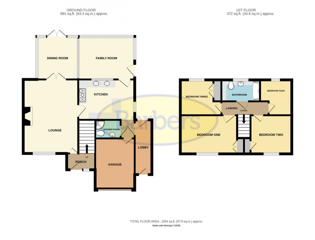Floorplan for Wombridge Road, Wombridge, Telford, TF2 6HT