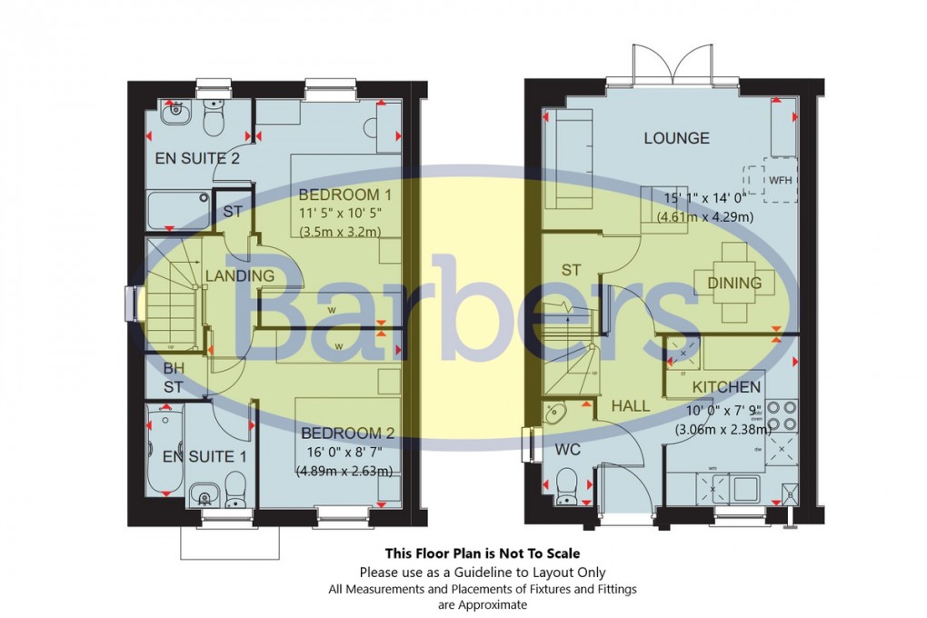 Floorplan for Cobblers Way, Market Drayton