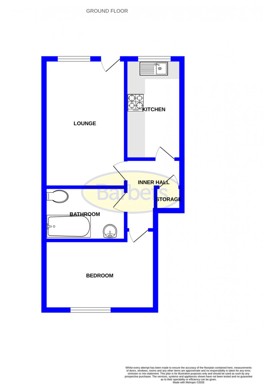 Floorplan for Chestnut Close, Whitchurch, Shropshire